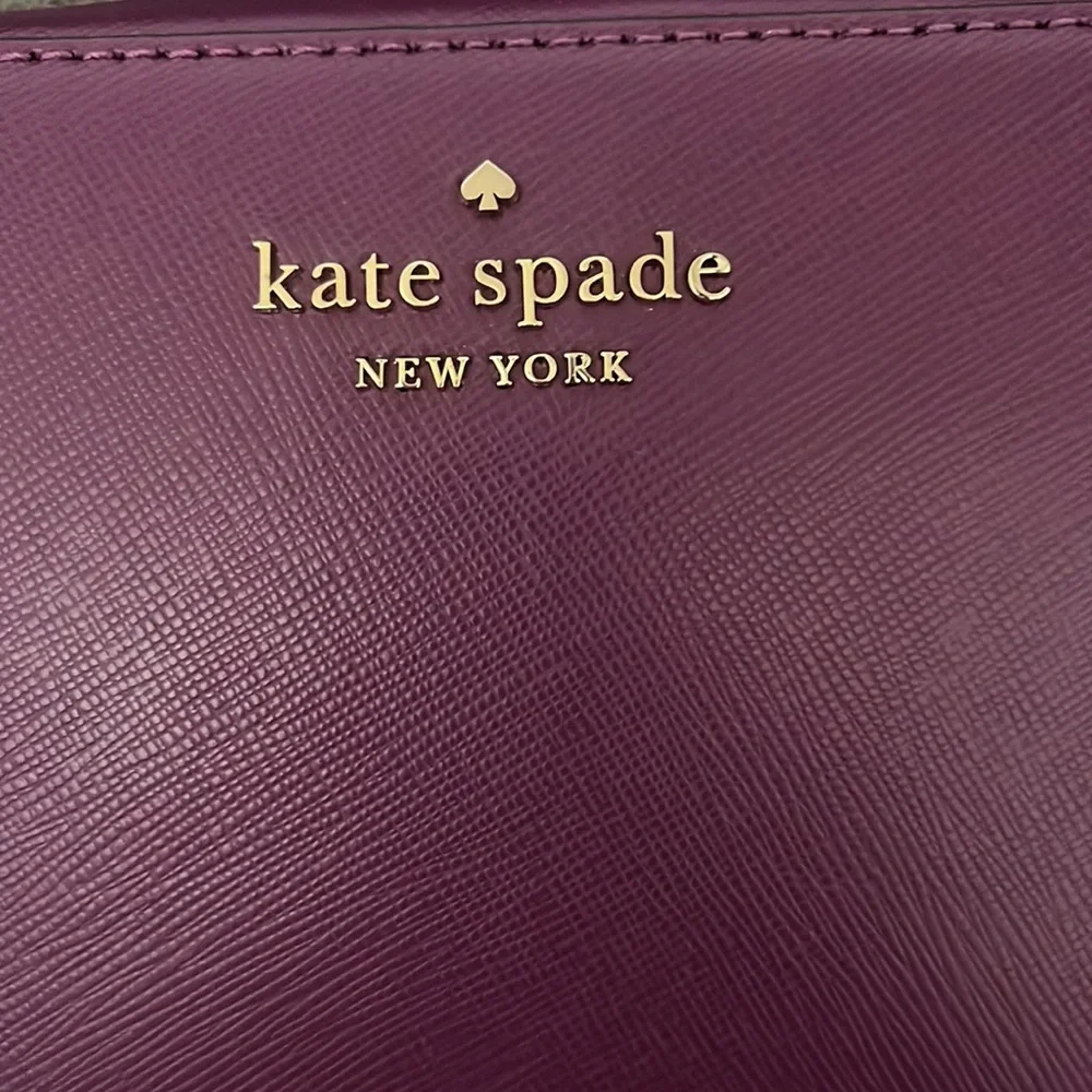 kate spade purple leather crossbody bag